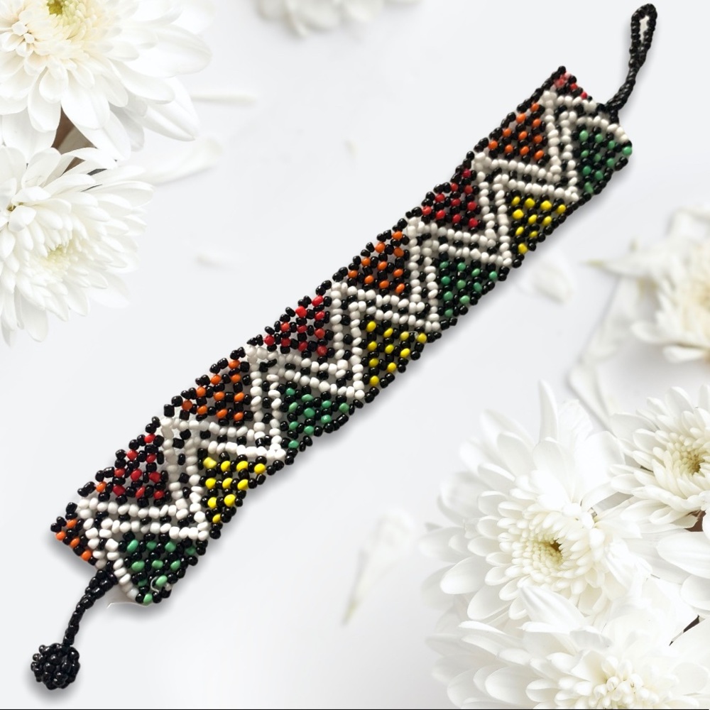 Seed Bead Bracelet Multi Color